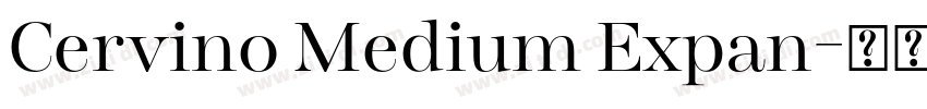 Cervino Medium Expan字体转换